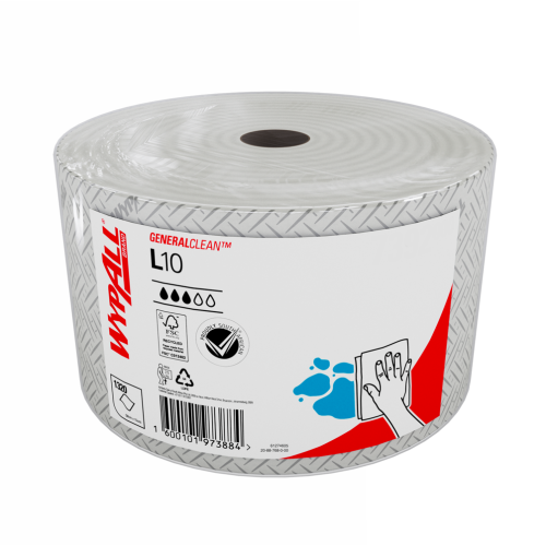 KC WypAll® Jumbo Small L10 Standard Roll Wipers