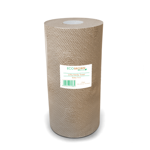 Eco Brown Handy Towel Wipe 100 2-Ply