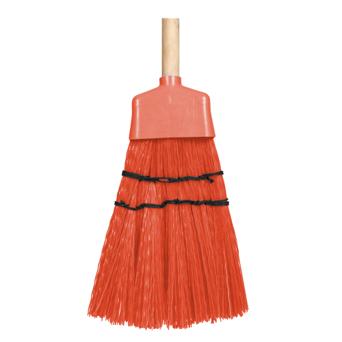 Corn Broom - Orange