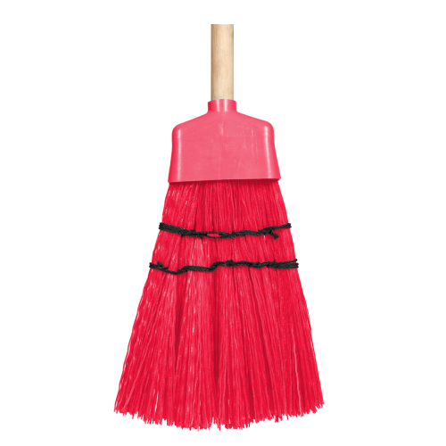 Corn Broom - Red
