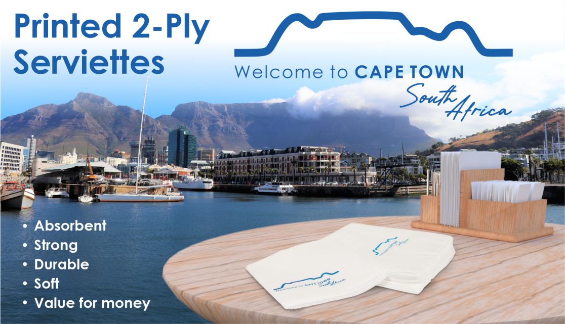 Welcome to Cape Town Printed Serviettes Advert